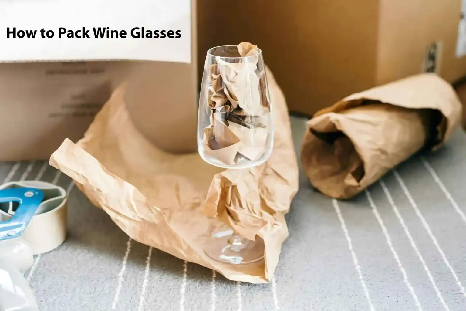 How to Pack Wine Glasses