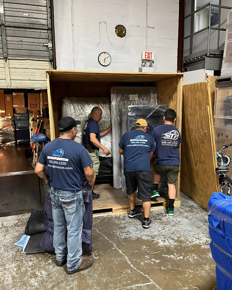 Movers in Tinley Park loading boxes